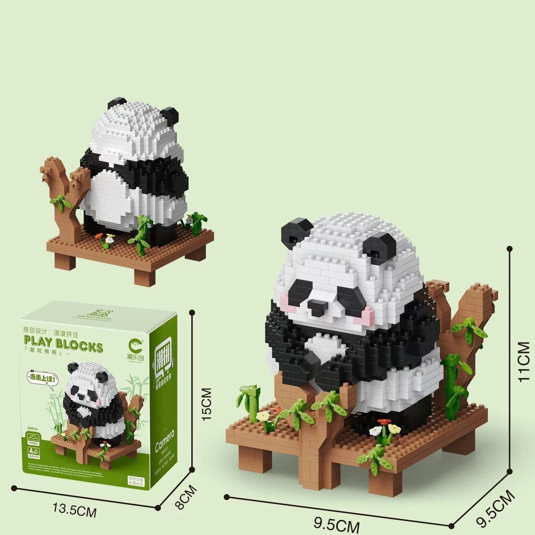 Skanto | Kawaii Panda 3-i-1 Nano Byggekloss Samling 2
