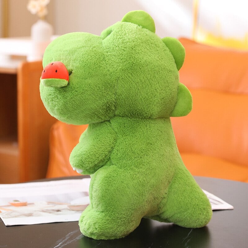 Skanto | Kawaii Rosa Grønn Fluffy Dinosaur Plushies