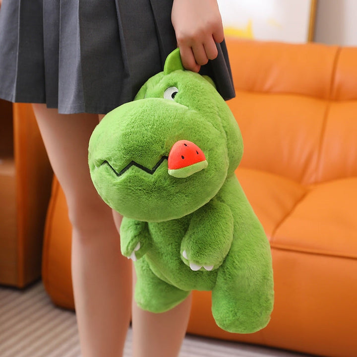 Skanto | Kawaii Rosa Grønn Fluffy Dinosaur Plushies
