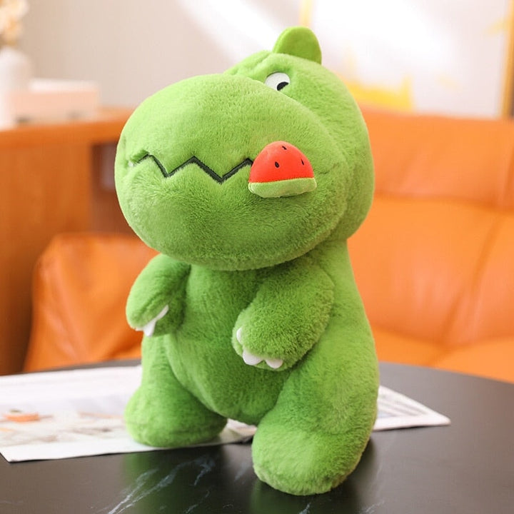 Skanto | Kawaii Rosa Grønn Fluffy Dinosaur Plushies