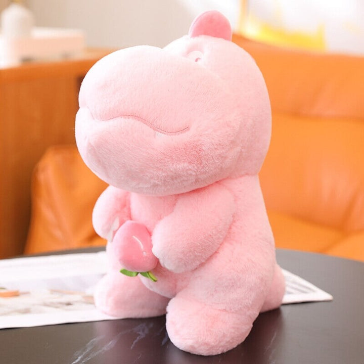 Skanto | Kawaii Rosa Grønn Fluffy Dinosaur Plushies