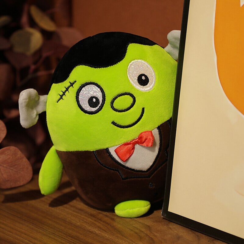 Norvo | Kawaii Skjelett Gresskar Zombie Frankenstein Vampyr Halloween Plysjdyr