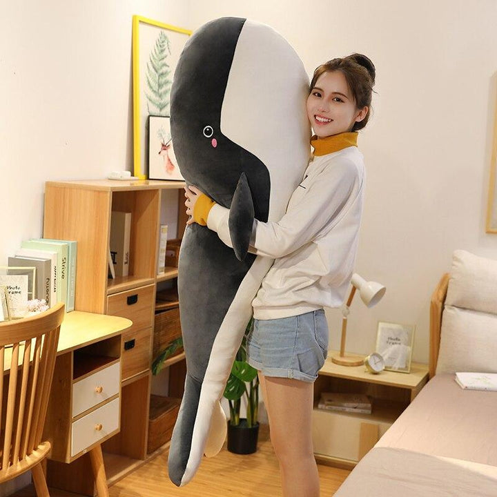 Skanto | Blå Gigant Kawaii Hval Plushie
