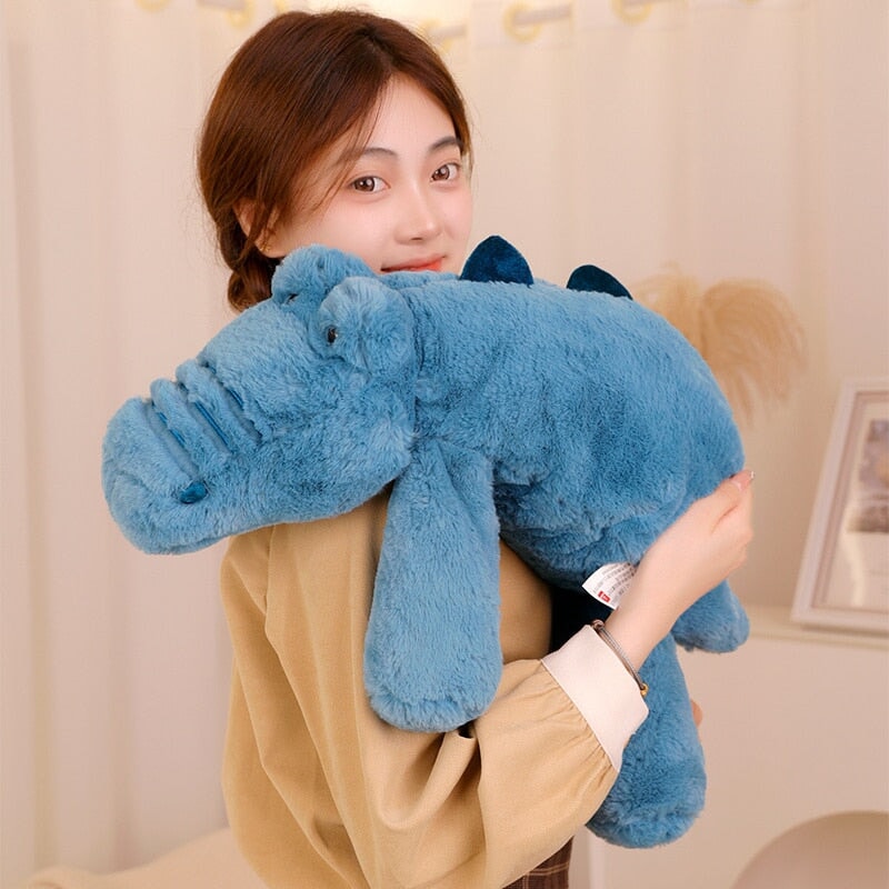 Skanto | Laying Sloth og Fox Raccoon Krokodille Plushie Venner