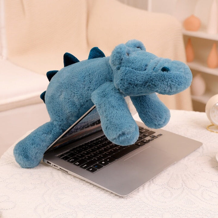 Skanto | Laying Sloth og Fox Raccoon Krokodille Plushie Venner