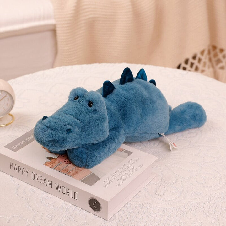 Skanto | Laying Sloth og Fox Raccoon Krokodille Plushie Venner
