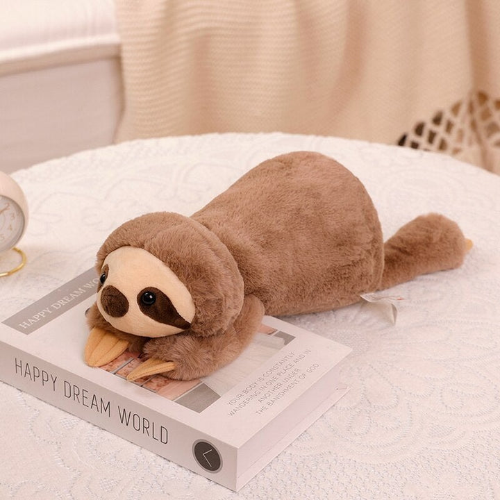 Skanto | Laying Sloth og Fox Raccoon Krokodille Plushie Venner