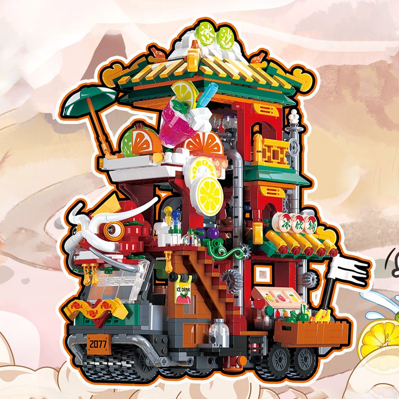 Skanto | Lion Dance Gate Mat Micro Bygning Sett