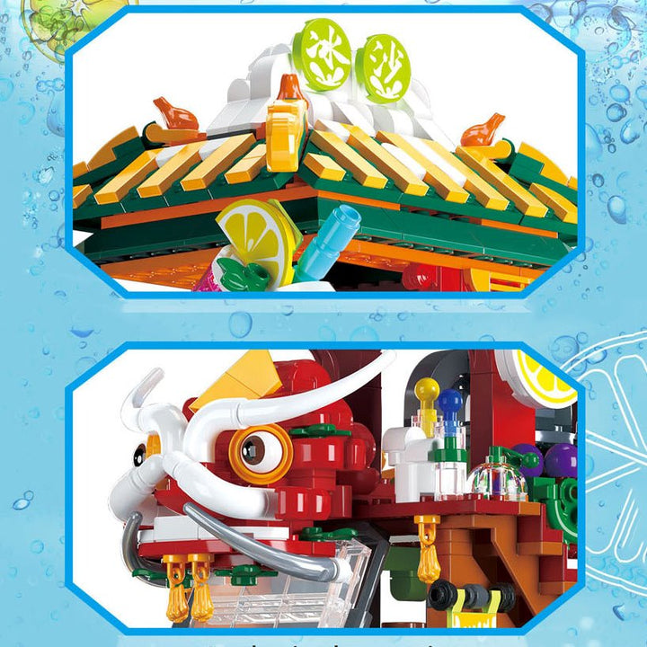 Skanto | Lion Dance Gate Mat Micro Bygning Sett