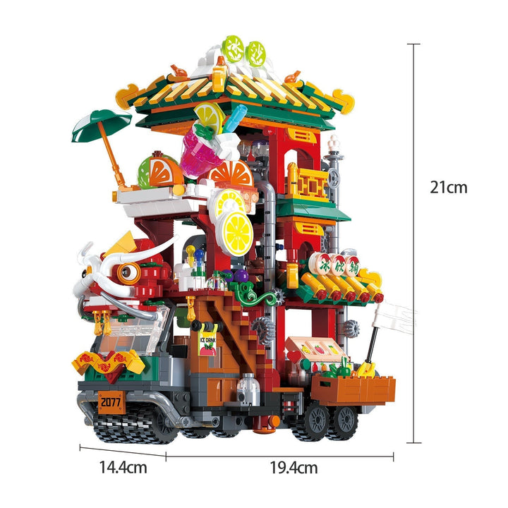 Skanto | Lion Dance Gate Mat Micro Bygning Sett