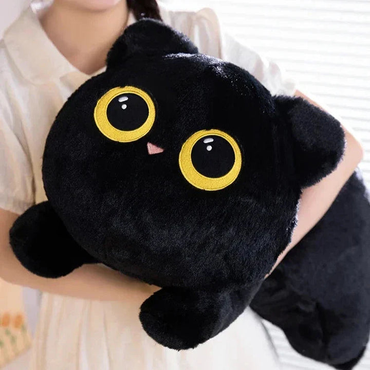 Skanto | Lang Giant Svart Grå Lompete Katt Plushies