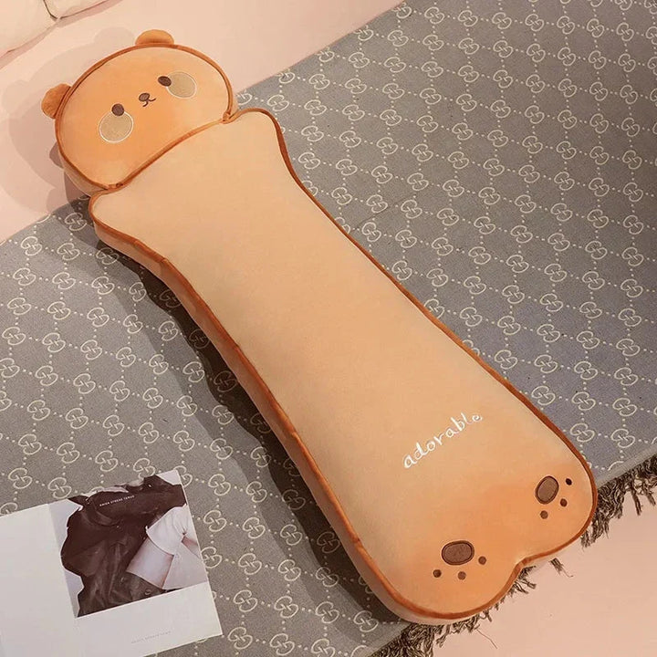 Skanto | Lang Kawaii Katt Bjørn Brød Plüsjdukker