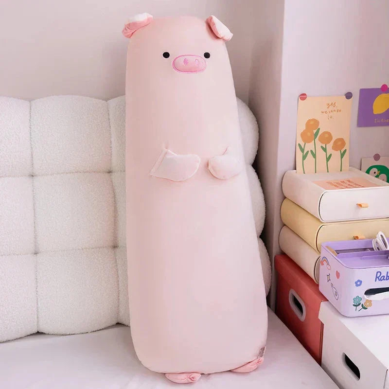 Skanto | Lang Snuggle Buddies Capybara Alpaca Gris Plushie