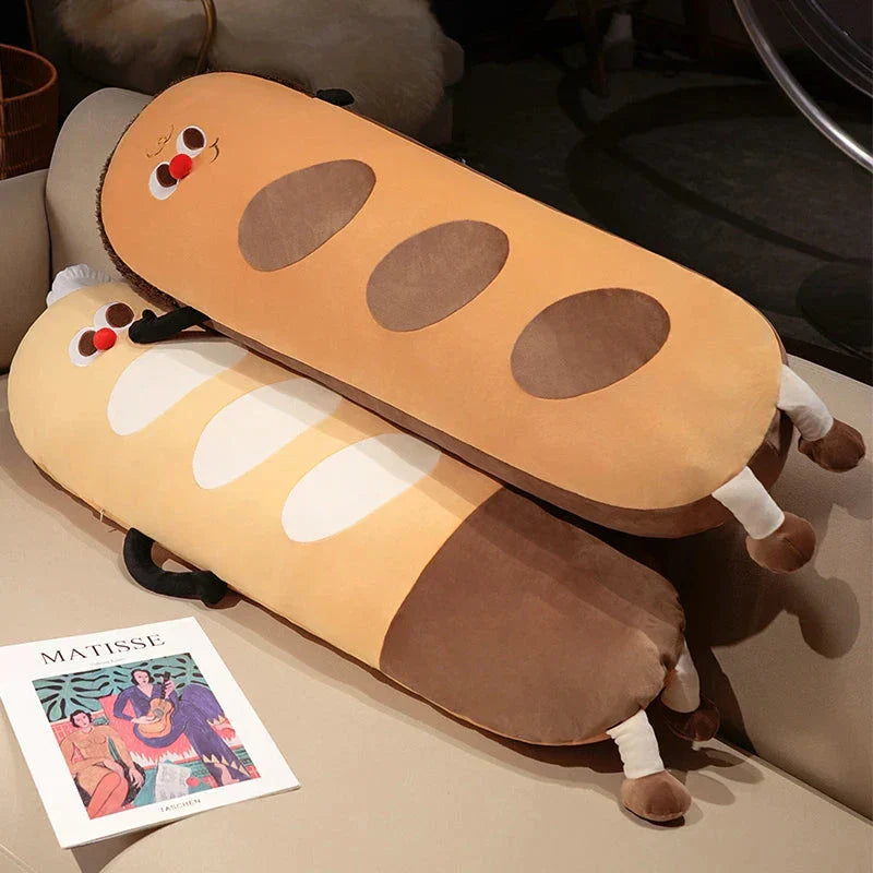 Skanto | Lang Snuggly Funny Baguette Brød Plushies