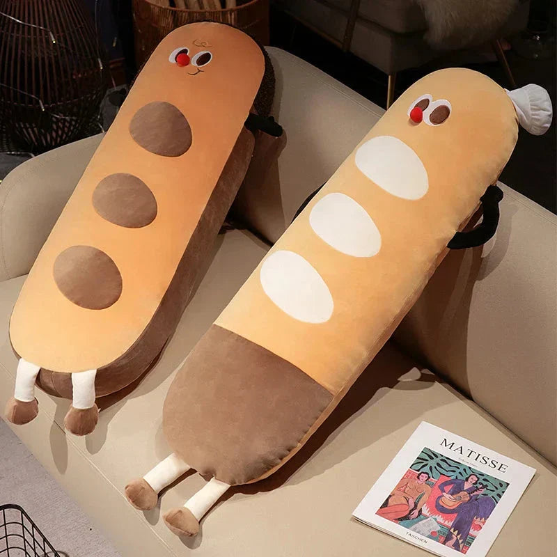 Skanto | Lang Snuggly Funny Baguette Brød Plushies