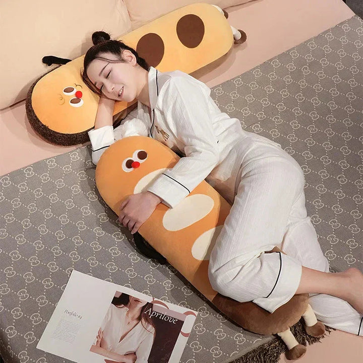 Skanto | Lang Snuggly Funny Baguette Brød Plushies