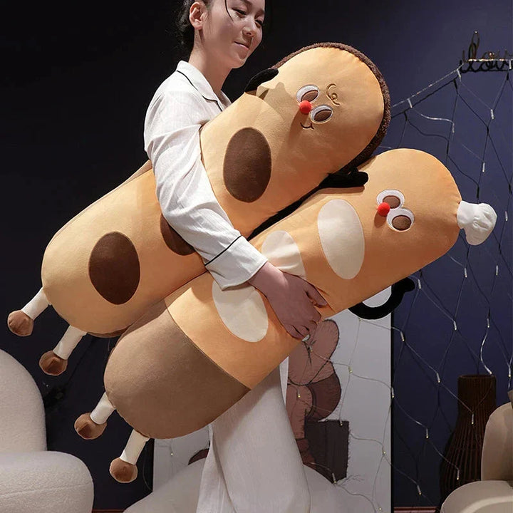 Skanto | Lang Snuggly Funny Baguette Brød Plushies