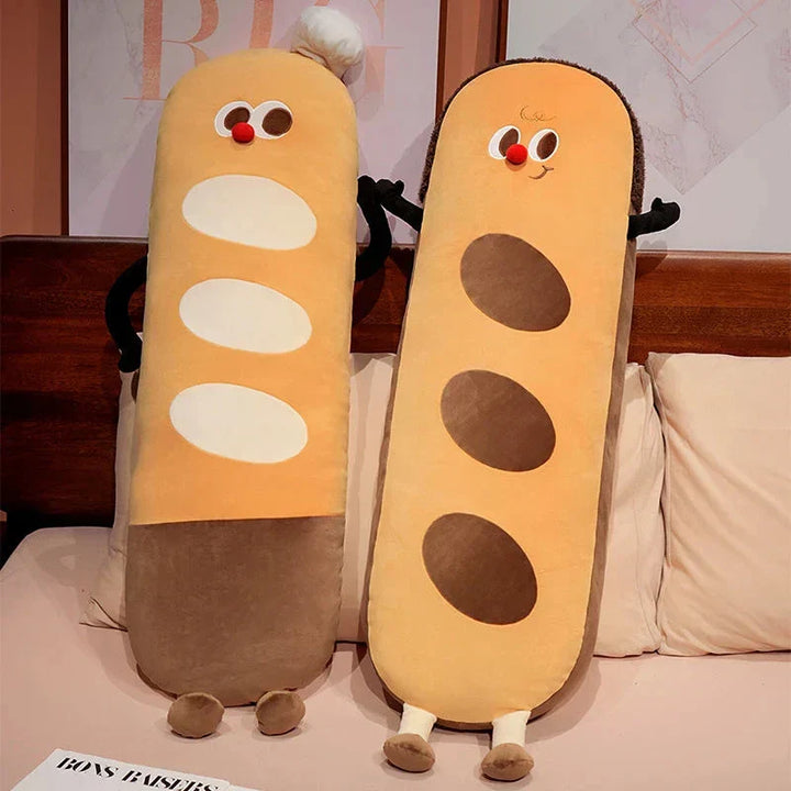Skanto | Lang Snuggly Funny Baguette Brød Plushies