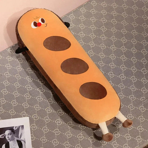Skanto | Lang Snuggly Funny Baguette Brød Plushies