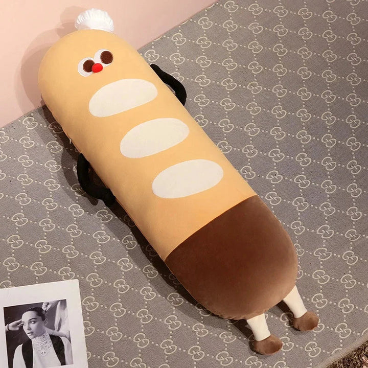 Skanto | Lang Snuggly Funny Baguette Brød Plushies