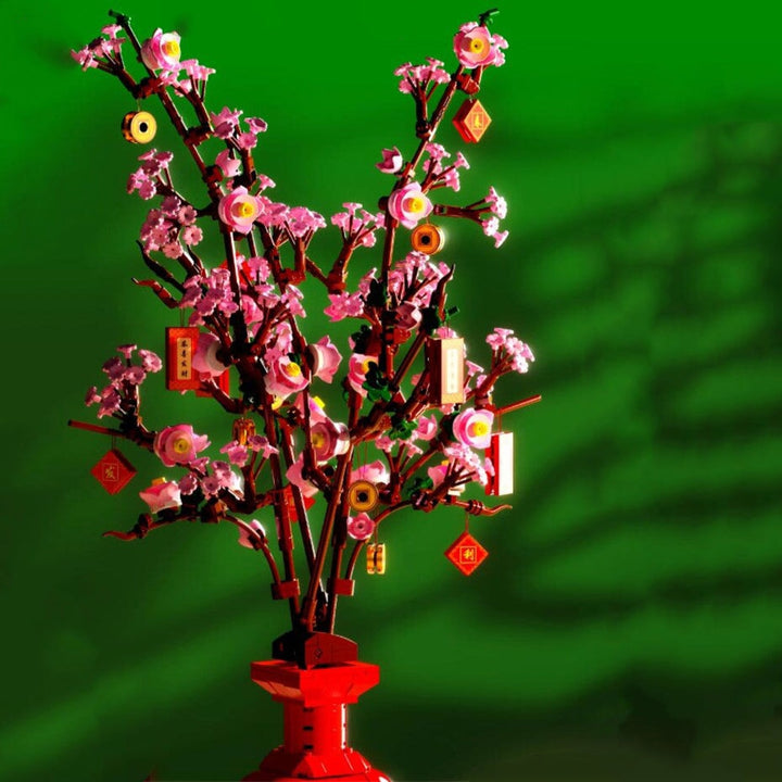 Skanto | Lucky Peach Blossom Vase Mikro Byggesteiner