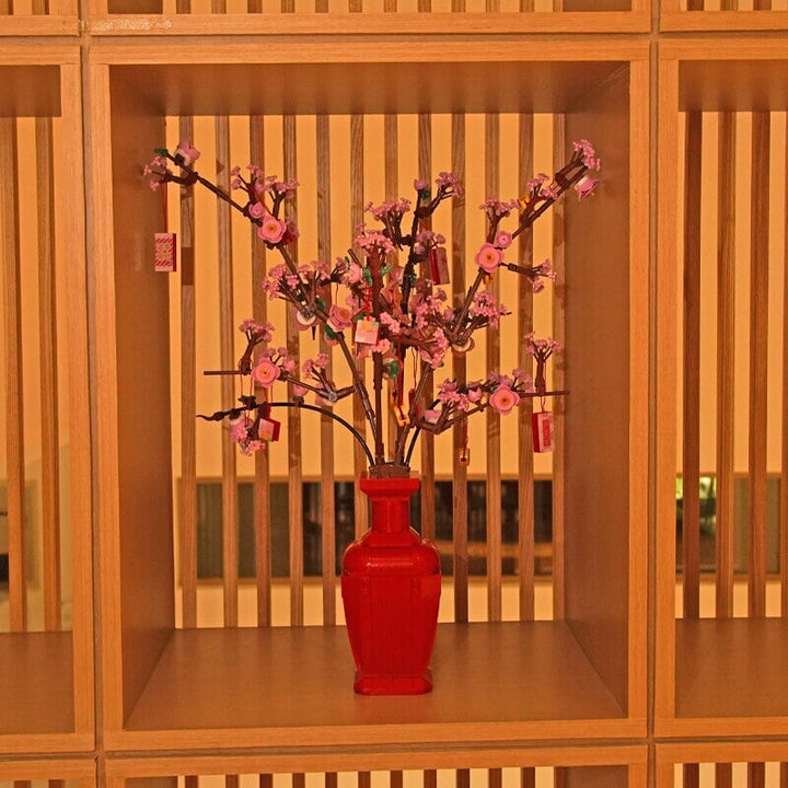 Skanto | Lucky Peach Blossom Vase Mikro Byggesteiner