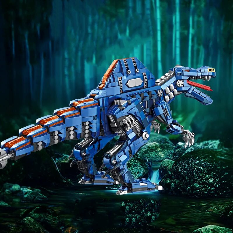 Skanto | Majestic Blue Spinosaurus Byggesett