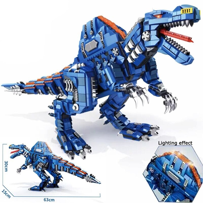 Skanto | Majestic Blue Spinosaurus Byggesett