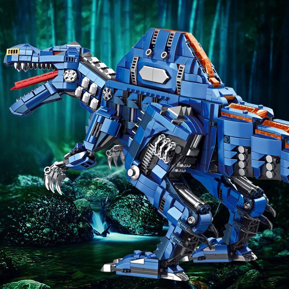 Skanto | Majestic Blue Spinosaurus Byggesett