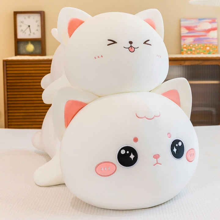 Skanto | Momo & Nala de Kawaii Liggende Katt Plussleker