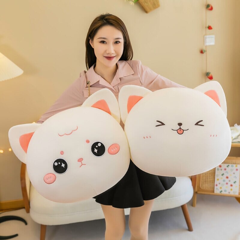 Skanto | Momo & Nala de Kawaii Liggende Katt Plussleker