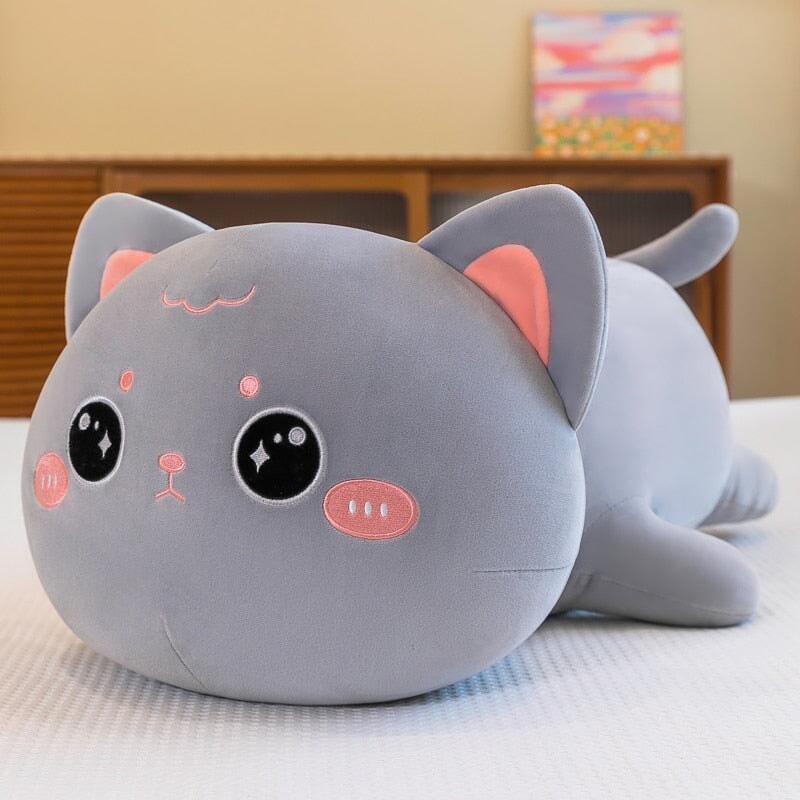 Skanto | Momo & Nala de Kawaii Liggende Katt Plussleker