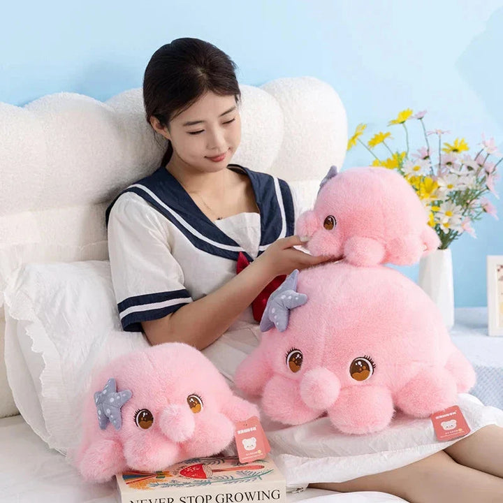 Skanto | Momo den Blushy Pink Octopus Plush