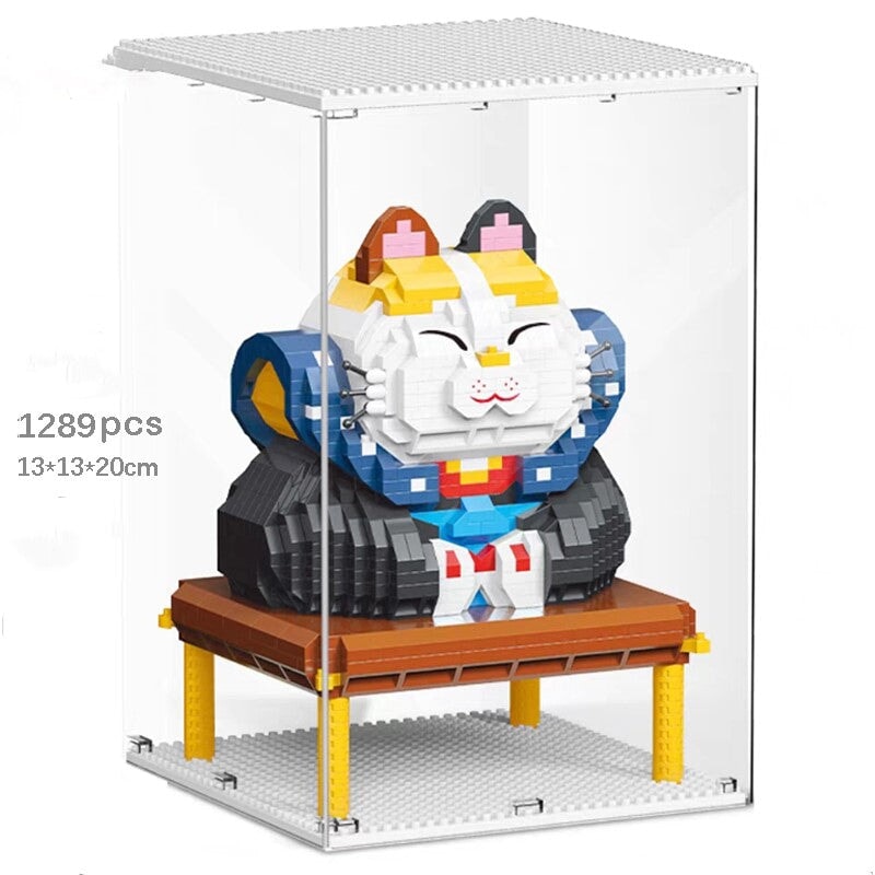 Skanto | Muskel Lucky Cat & Kimono Outfit Nano Byggeklosser