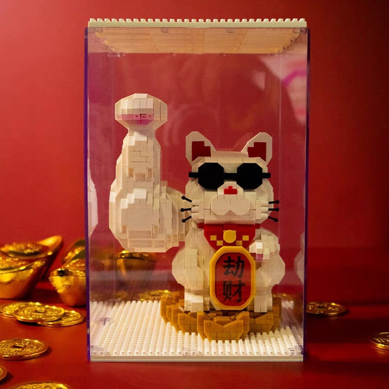 Skanto | Muskel Lucky Cat & Kimono Outfit Nano Byggeklosser