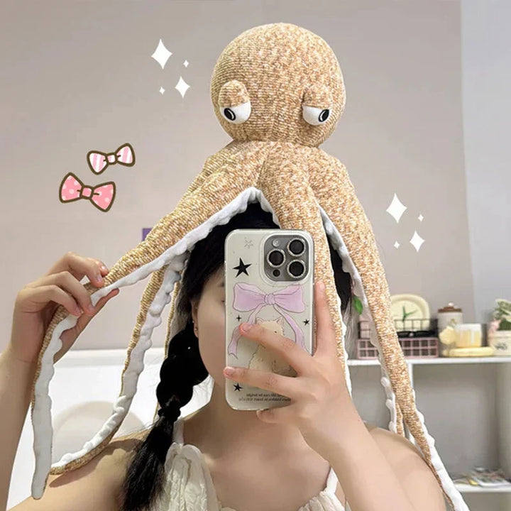 Skanto | Rosa Brun Morsomme Blekkulf Plushies