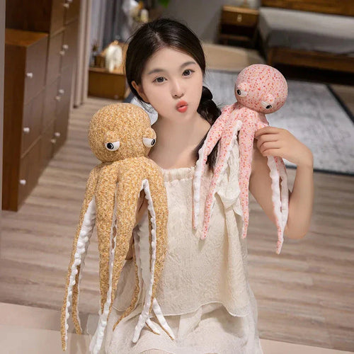 Skanto | Rosa Brun Morsomme Blekkulf Plushies