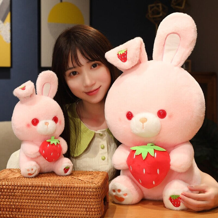 Skanto | Rosa Jordbær Kanin Plush