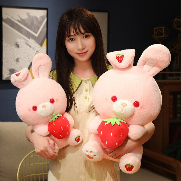 Skanto | Rosa Jordbær Kanin Plush