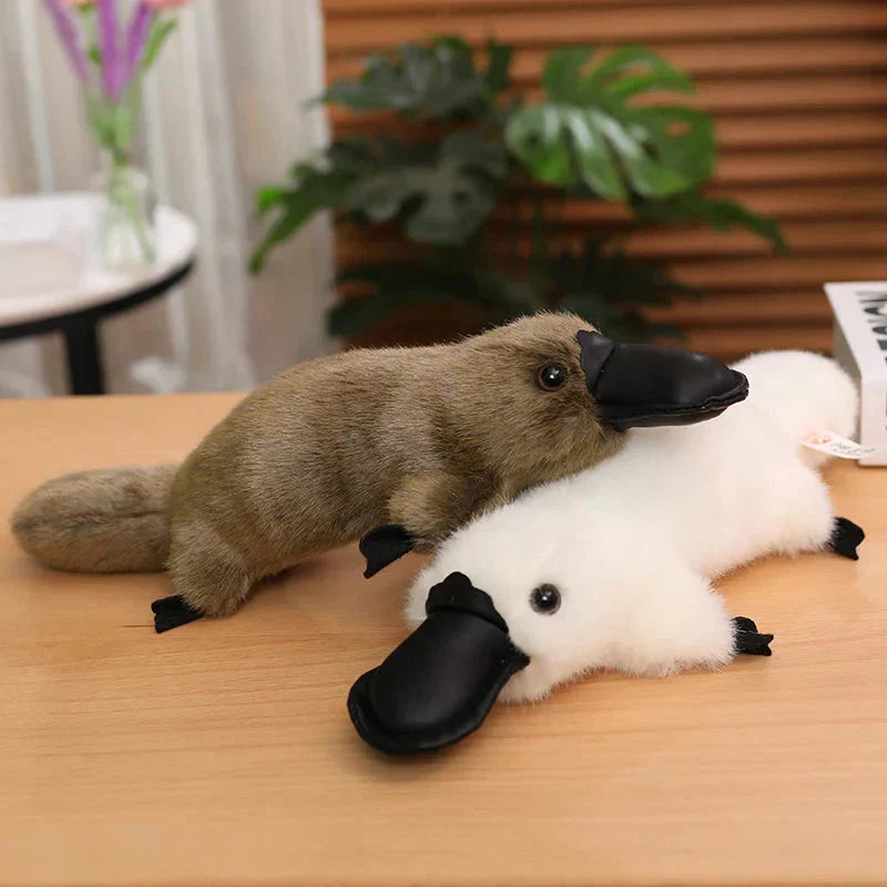 Skanto | Pleep det fluffy brune og hvite nebbdyr-plush