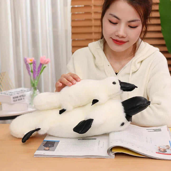 Skanto | Pleep det fluffy brune og hvite nebbdyr-plush
