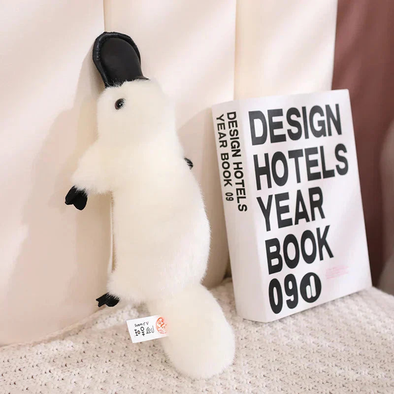Skanto | Pleep det fluffy brune og hvite nebbdyr-plush