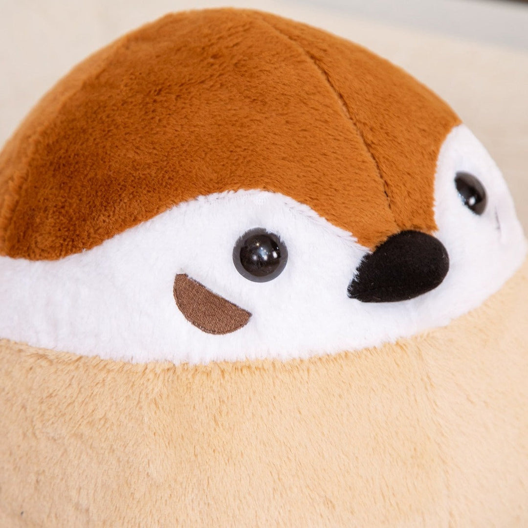 Skanto | Rund Chonky Spurv Raven Kråke Fugler Plushies