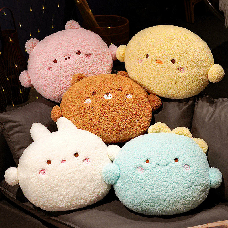 Skanto | Rund Fluffy Dyrepute Plushie-kolleksjon
