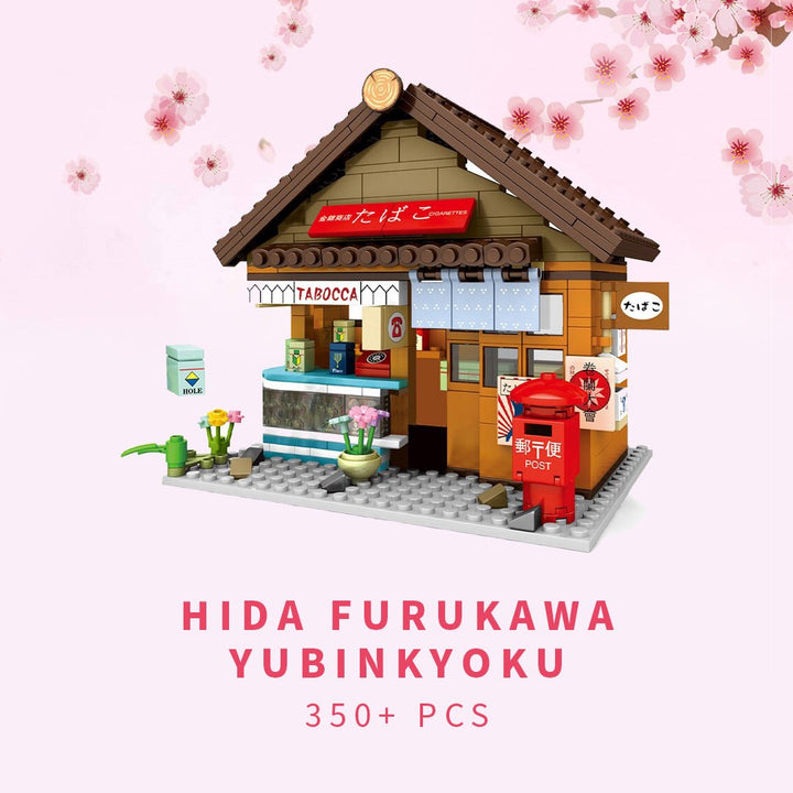 Skanto | Shirakawa-go Dori Street Japanske Butikker Byggesett - Begrenset Lager