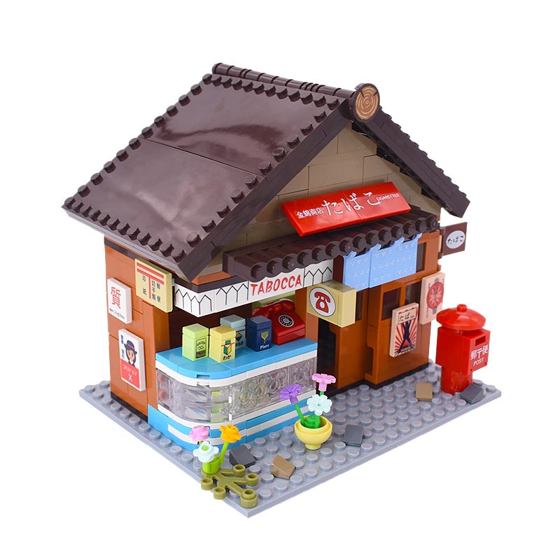 Skanto | Shirakawa-go Dori Street Japanske Butikker Byggesett - Begrenset Lager