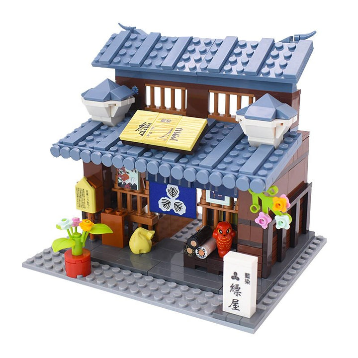 Skanto | Shirakawa-go Dori Street Japanske Butikker Byggesett - Begrenset Lager