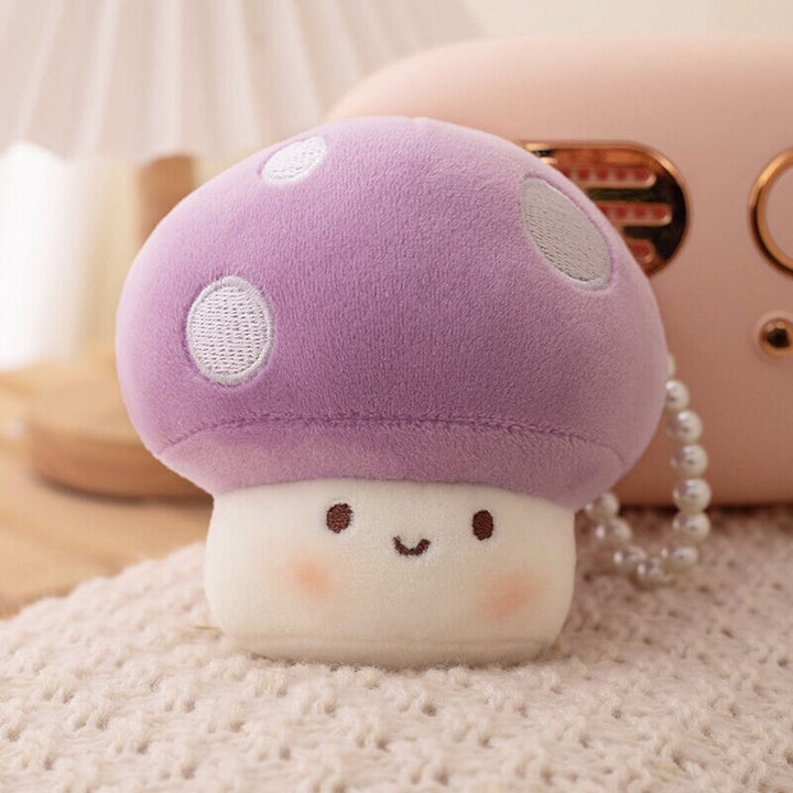 Skanto | Squishy Mushroom Friends Plysj Nøkkelringer