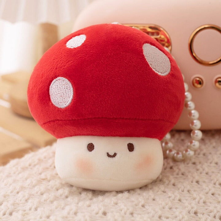 Skanto | Squishy Mushroom Friends Plysj Nøkkelringer