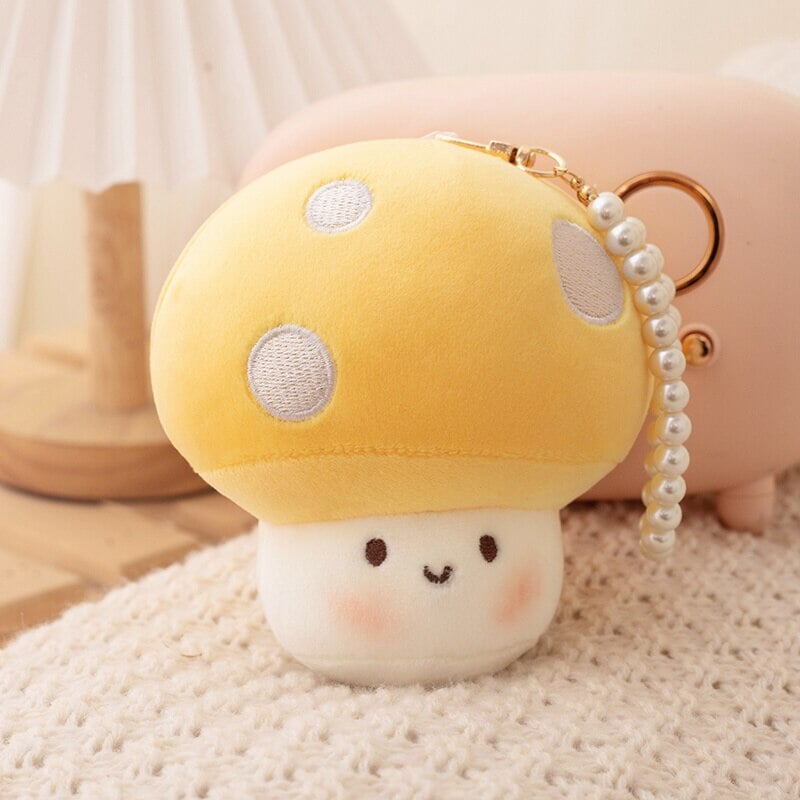 Skanto | Squishy Mushroom Friends Plysj Nøkkelringer